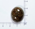 Кабошон из натурального камня - гранат