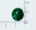 Кабошон из натурального камня - малахит заирский